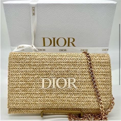 dior raffia bags